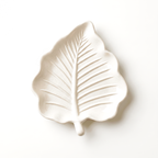 White Elm Leaf Decorative Tray — 6 in.