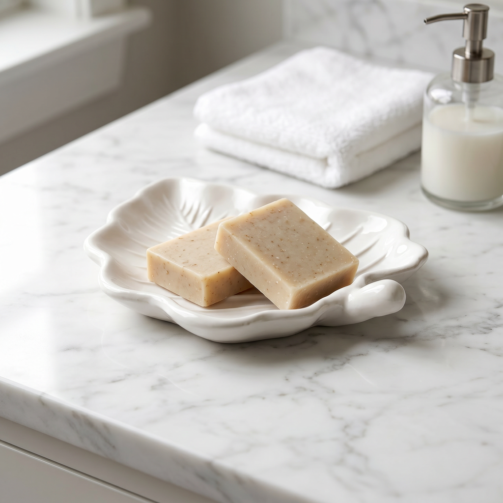 White Elm Leaf Decorative Tray — 6 in.