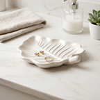 White Elm Leaf Decorative Tray — 6 in.