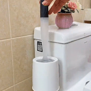 CleanFill Toilet Brush + Dispenser Set