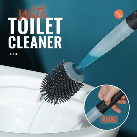 CleanFill Toilet Brush + Dispenser Set
