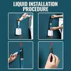 CleanFill Toilet Brush + Dispenser Set
