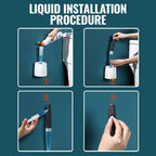 CleanFill Toilet Brush + Dispenser Set