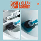 CleanFill Toilet Brush + Dispenser Set