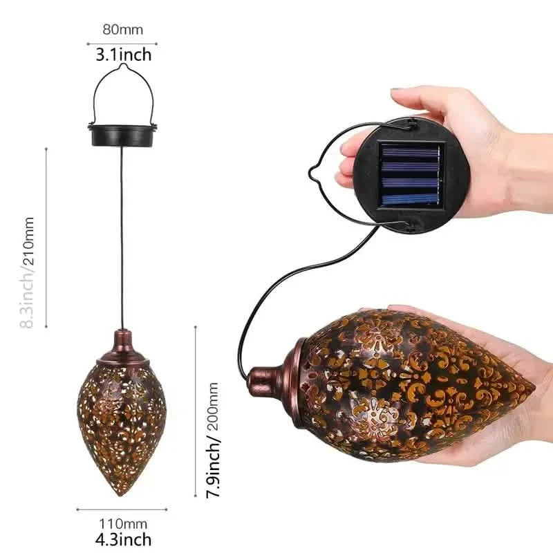 Moroccan Solar Garden Lantern