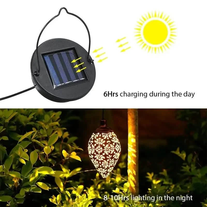 Moroccan Solar Garden Lantern