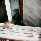 Mini Porcelain Vase Set — 3 Pieces