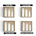 Mini Porcelain Vase Set — 3 Pieces