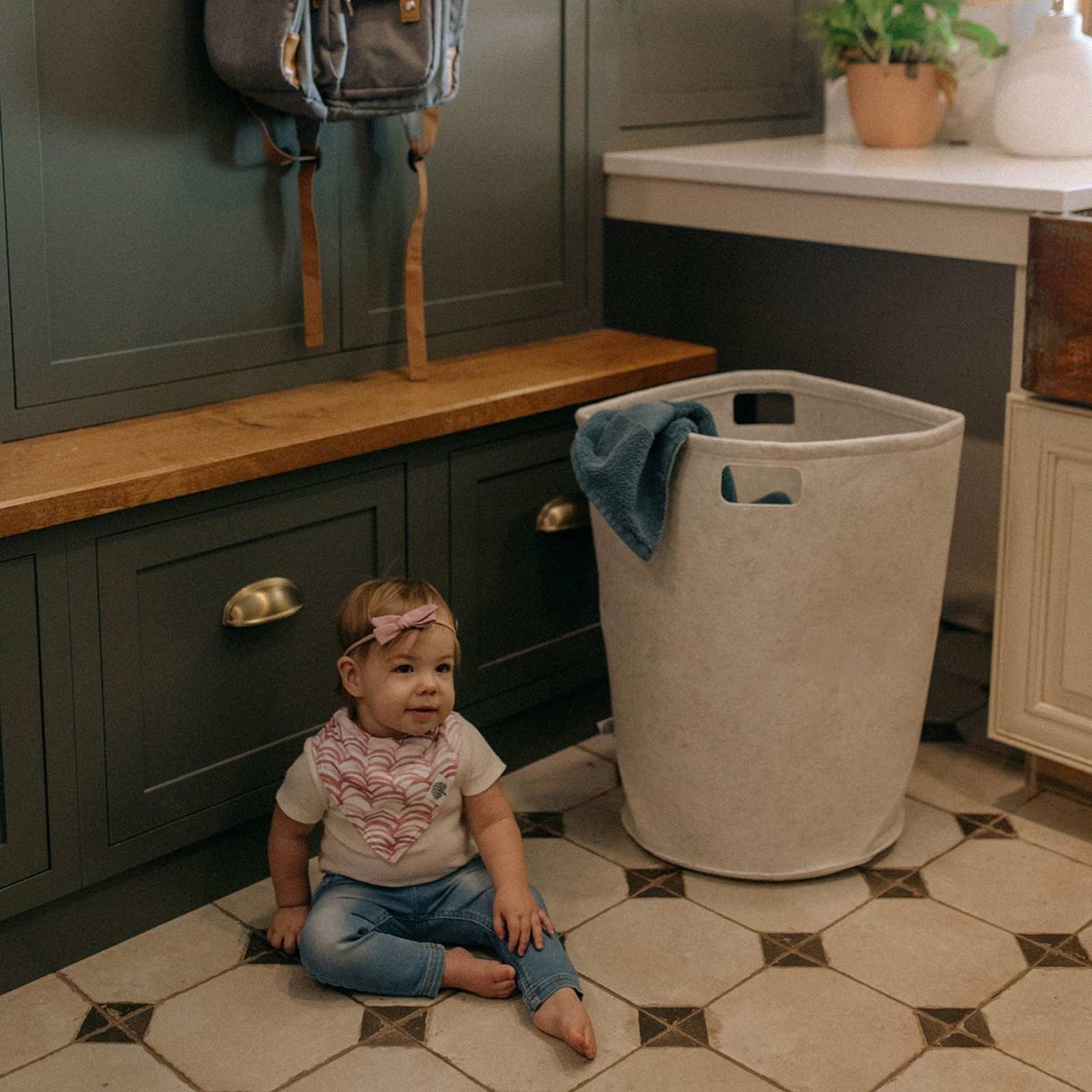 Soft Felt Everyday Laundry Hamper — product view 10