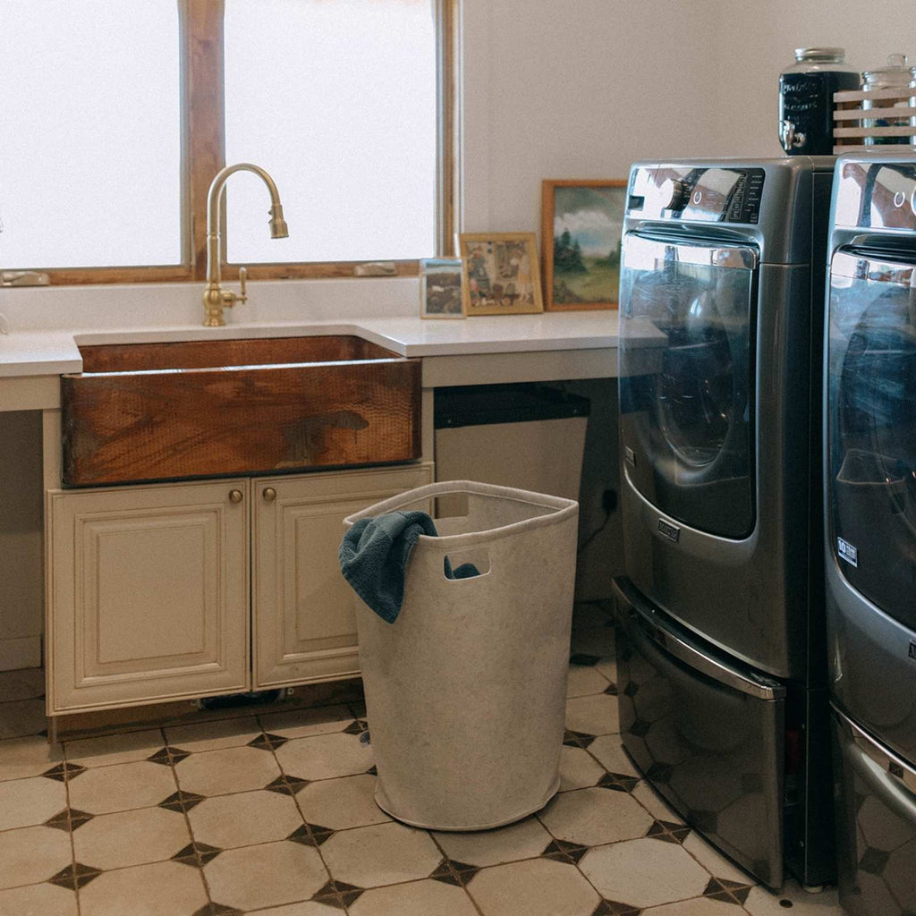 Soft Felt Everyday Laundry Hamper — product view 16