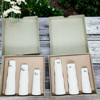 Mini Porcelain Vase Set — 3 Pieces
